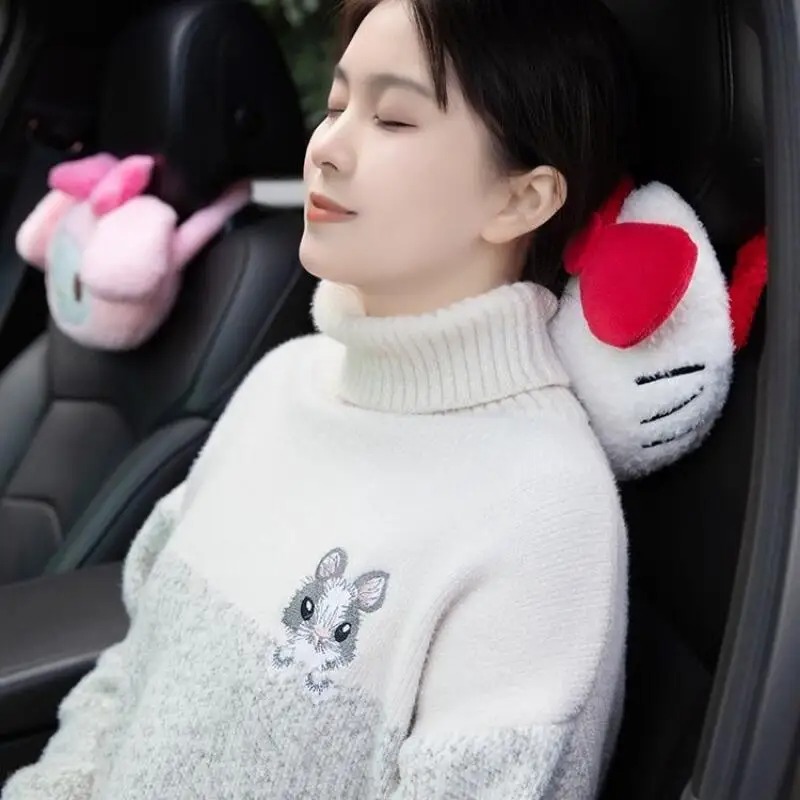 산리오 자동차 머리 받침대 목 베개 마이 멜로디 쿠로미 - Kawaii Tech Accessories 리뷰 및 가격