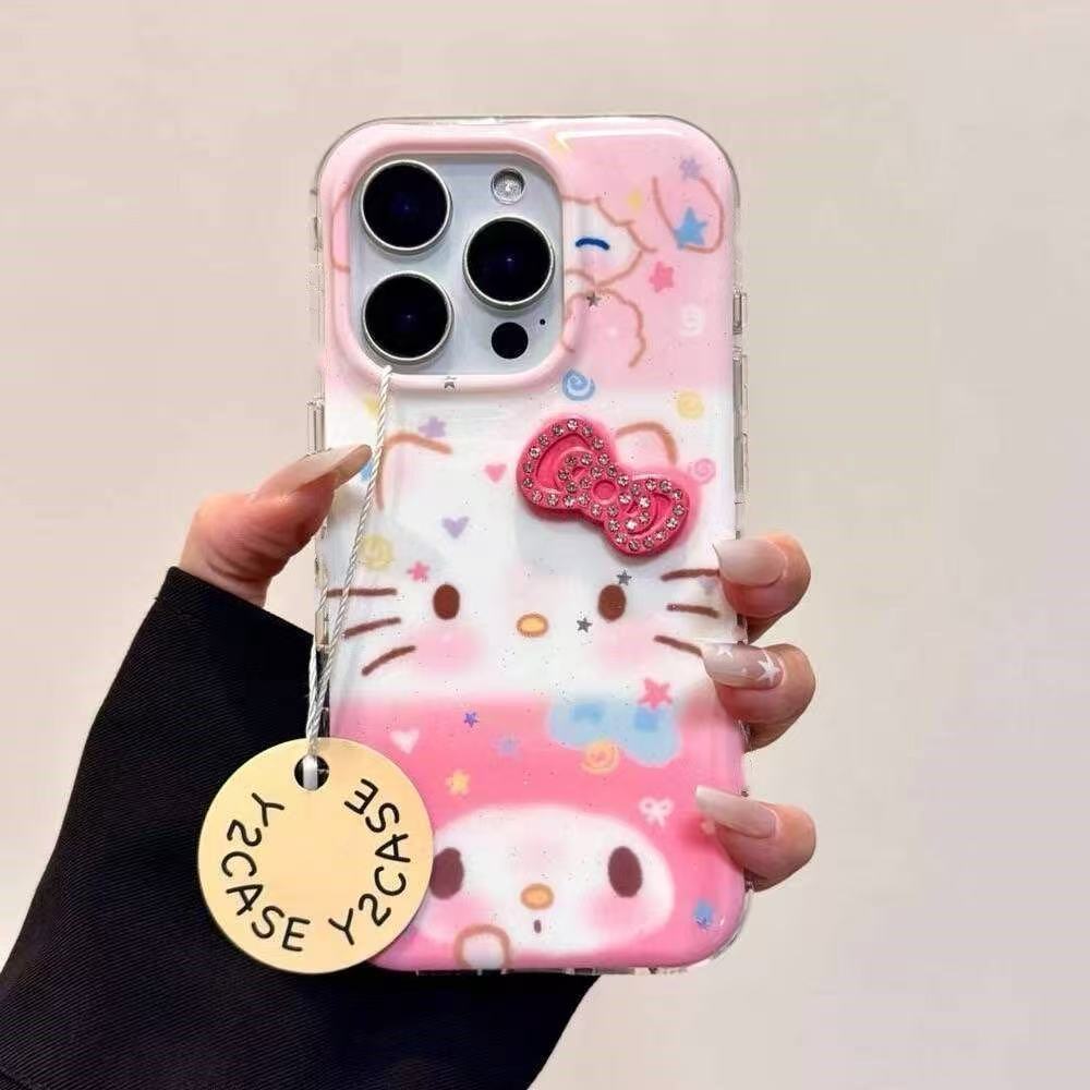창의적인 애니메이션 디자인의 고양이와 토끼 소프트 폰  - Mobile Tech Accessories 리뷰 및 가격