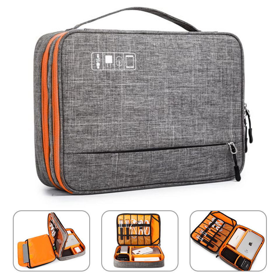 아이패드용 더블 레이어 전자 액세서리 게임 가방, 분리 - Tech Accessories Case 리뷰 및 가격