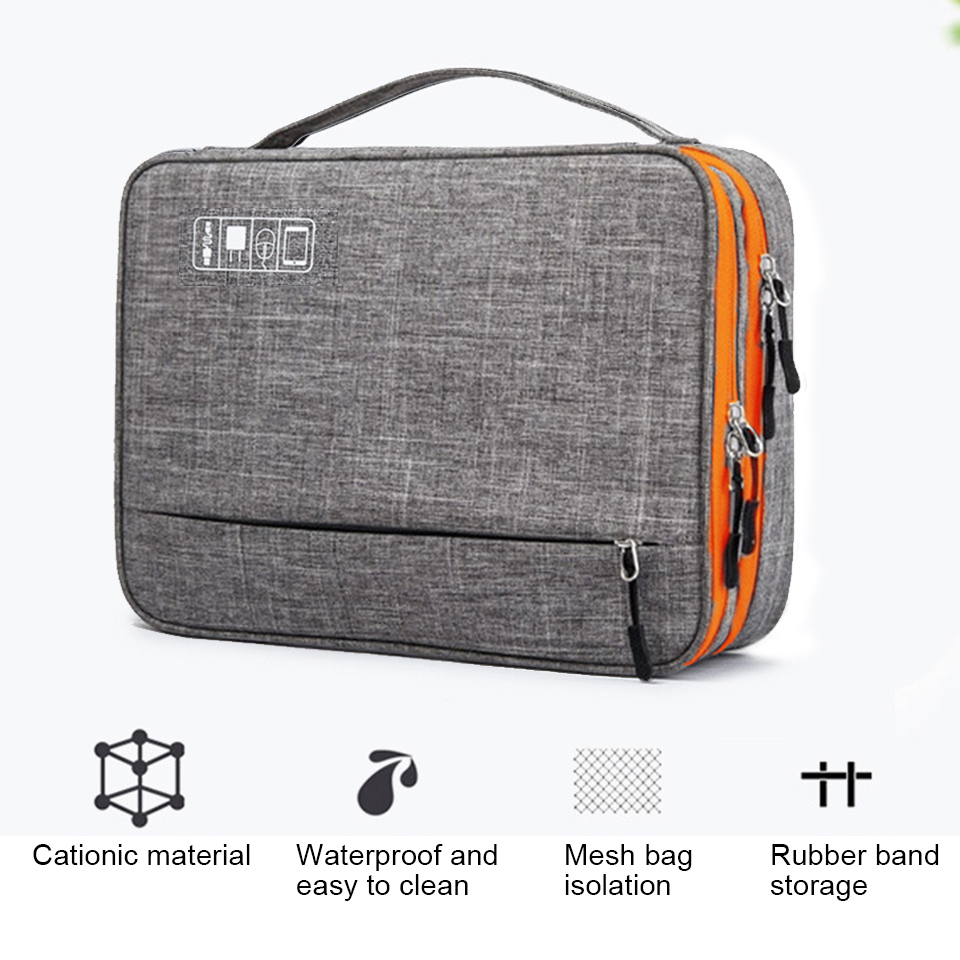 아이패드용 더블 레이어 전자 액세서리 게임 가방, 분리 - Tech Accessories Case 리뷰 및 가격