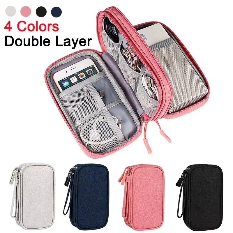 여행용 방수 운반 가방 전자제품 정리함 휴대용 이중층  - Tech Accessories Case 리뷰 및 가격