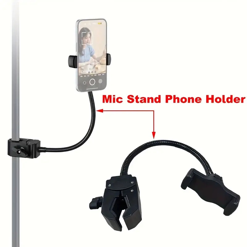 대부분의 스마트폰에 적합한 구즈넥 클램프가 있는 유연한 - Mobile Tech Accessories 리뷰 및 가격