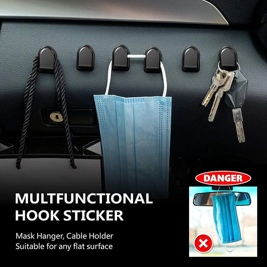 미니 자동차 후크 내부 수납 홀더 (USB 케이블, 헤 - Tech Car Accessories 리뷰 및 가격